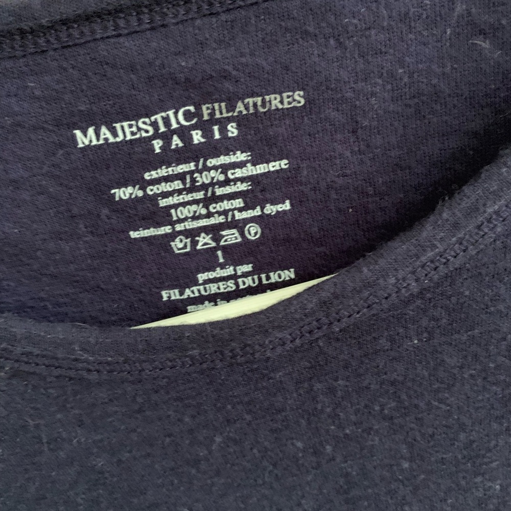 Majestic Filatures Ombre French Terry Crewneck Long Sleeve